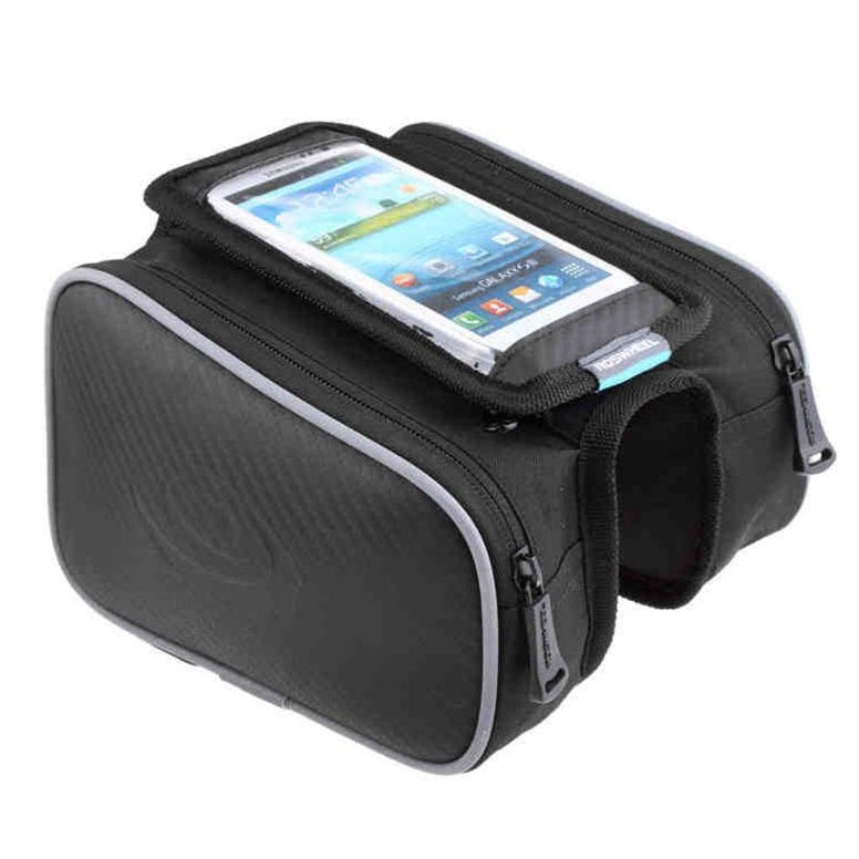 Sahoo Top Tube Double Sided Phone Frame Bag Black (0973)