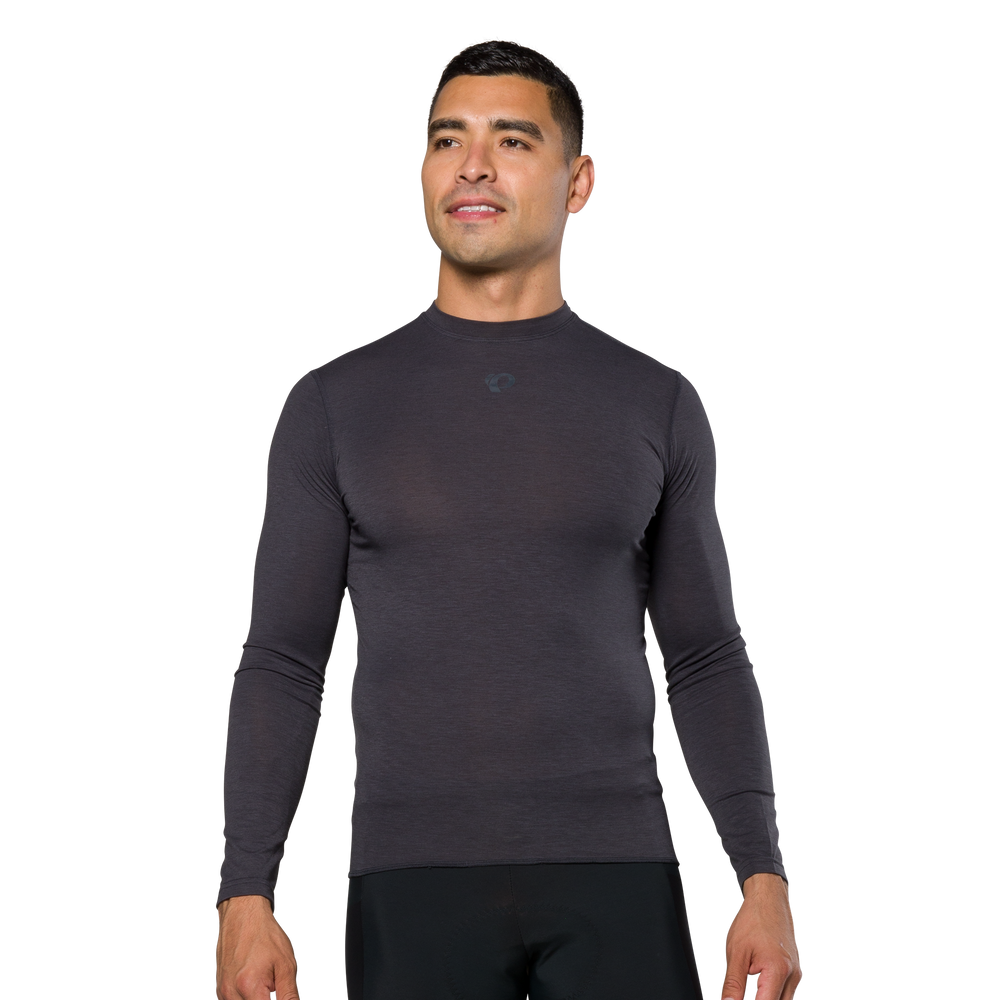 Pearl Izumi Mens Transfer Wool Long Sleeve Base Layer