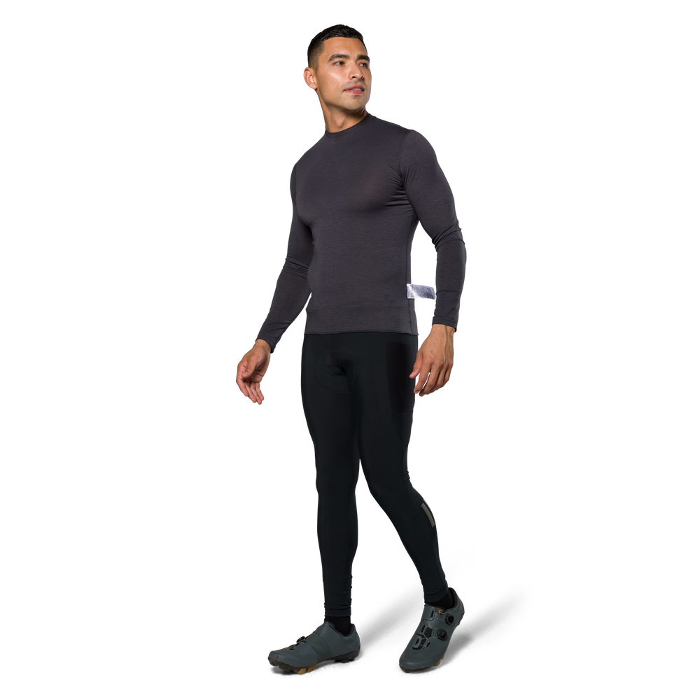 Pearl Izumi Mens Transfer Wool Long Sleeve Base Layer