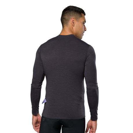 Pearl Izumi Mens Transfer Wool Long Sleeve Base Layer