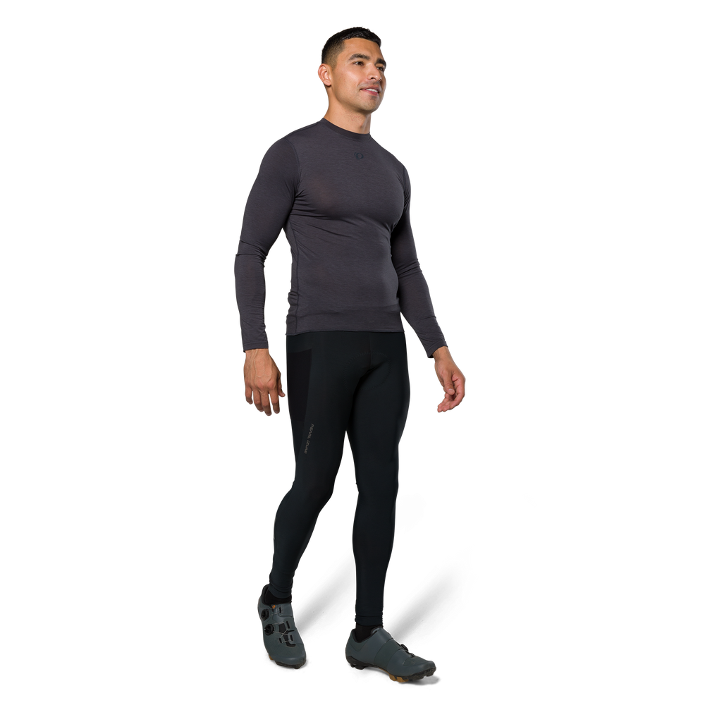 Pearl Izumi Mens Transfer Wool Long Sleeve Base Layer