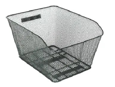 BPW Mesh Fixed Rear Basket 41x33x25cm Black (1168)