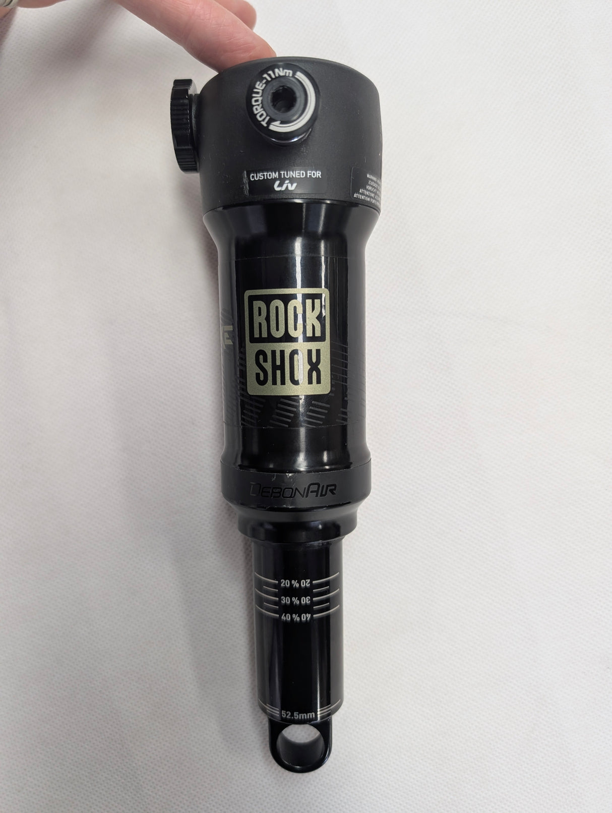 RockShox Deluxe Select Debon Air Rear Shock 185 x 52.5mm Trunnion (New, Take-off)