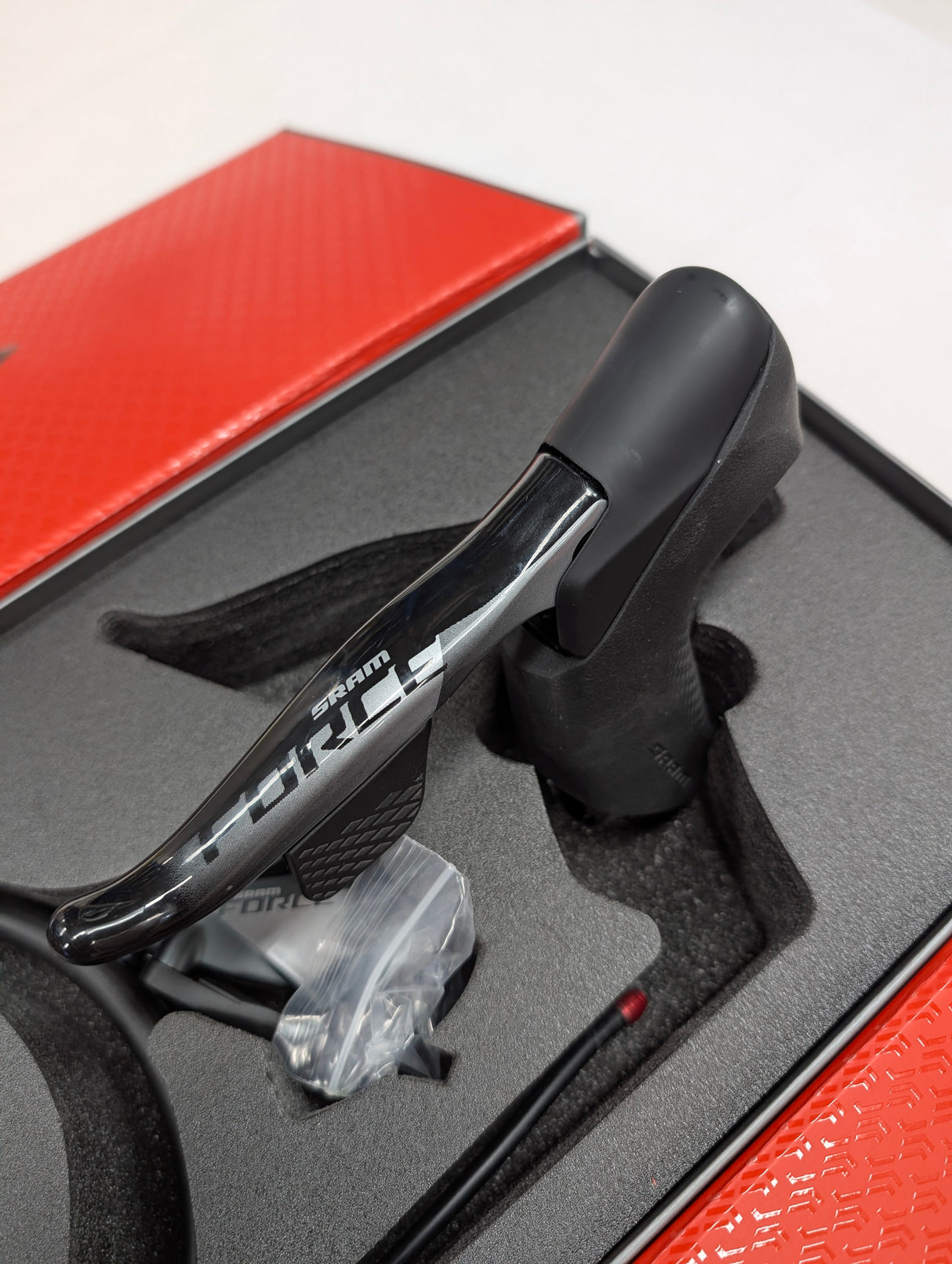SRAM Force eTap AXS HRD Hydraulic Shift-Brake Lever with Disc Brake Caliper - Left/Rear (New, Take-off)