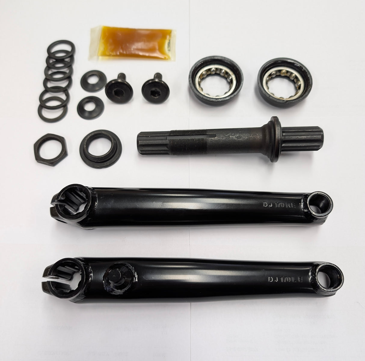 Crank Arm Assembly 170mm Left Hand Drive for BMX (New, Old Stock)