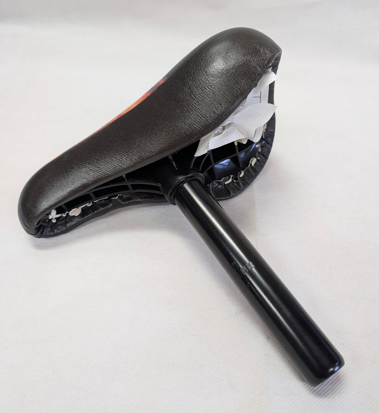 Mongoose L40 BMX Saddle with Seatpost (New, Take-off)
