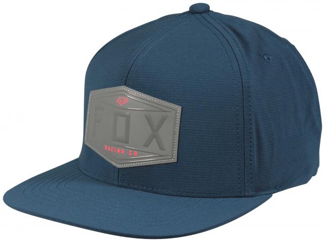 Fox Emblem Snapback Hat - Dark Indigo