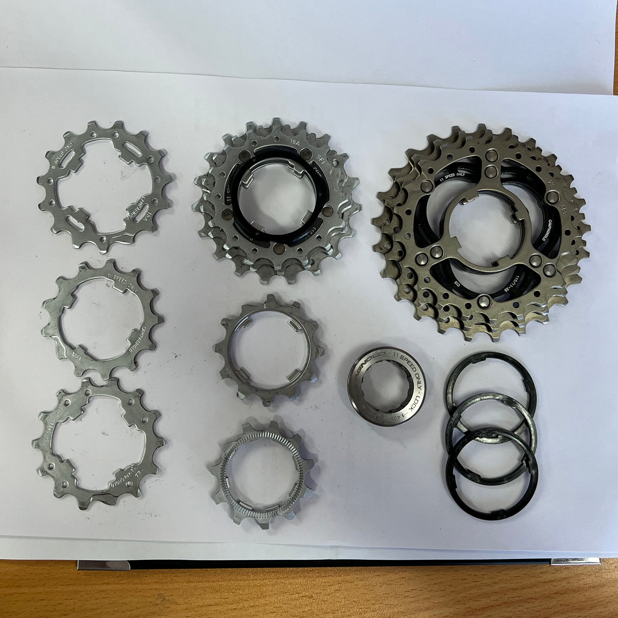 Campagnolo Record 11 Speed Cassette 11-25 Silver (New, Take-Off)