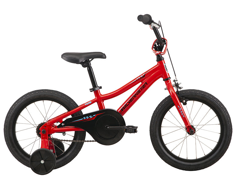 Malvern Star MX16 SL (2025) in bright red with black highlights.