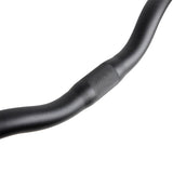 Handlebar MTB Flat 25.4 30mm Rise 15D Sweep 620mm Alloy Black