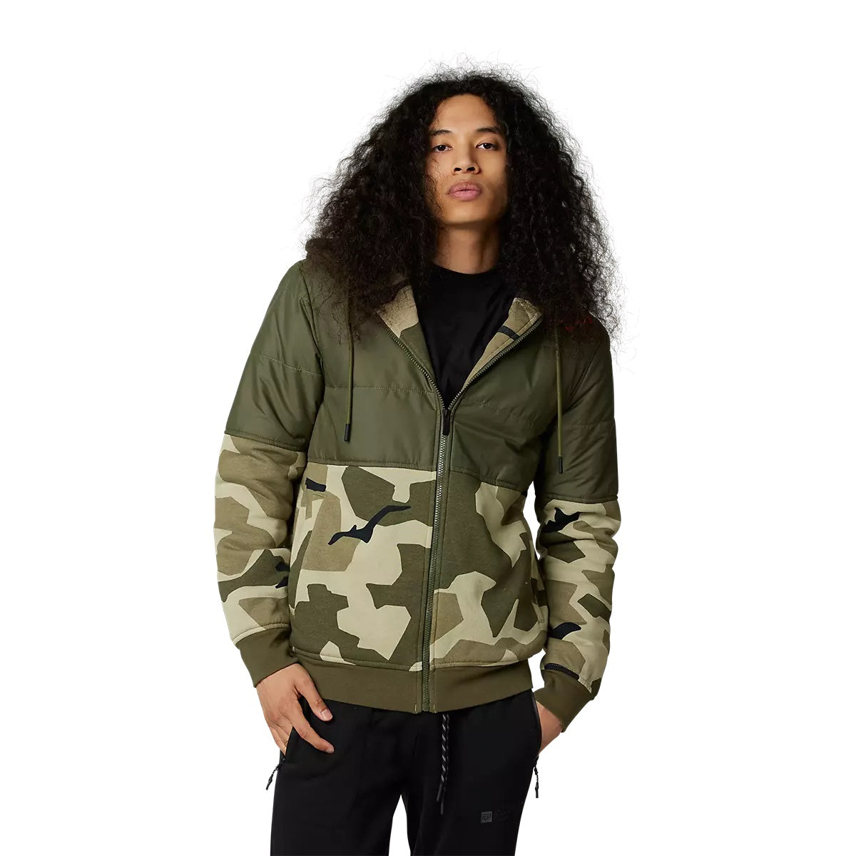 Fox Mens Linden Sasquatch Fleece Zip Hoodie