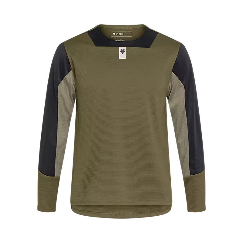 Fox Youth Defend Long Sleeve Jersey (2025)