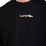 Fox Mens Hello Future Oversized Fleece Crew Jumper