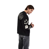 Fox Mens Hello Future Oversized Fleece Crew Jumper