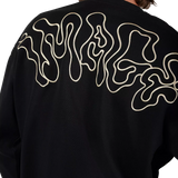 Fox Mens Hello Future Oversized Fleece Crew Jumper