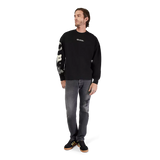 Fox Mens Hello Future Oversized Fleece Crew Jumper