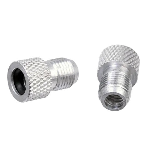Tool Valve Adapter Presta to Schrader Silver 2pc (3638A)
