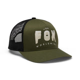 Fox Block Mesh Trucker Hat