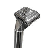 Seatpost 25.4 x 400mm Micro-Adjust Alloy Silver (3934)