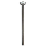 Seatpost 25.4 x 400mm Micro-Adjust Alloy Silver (3934)