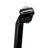 Seatpost 25.4 x 400mm Micro-Adjust Alloy Black (3970B)