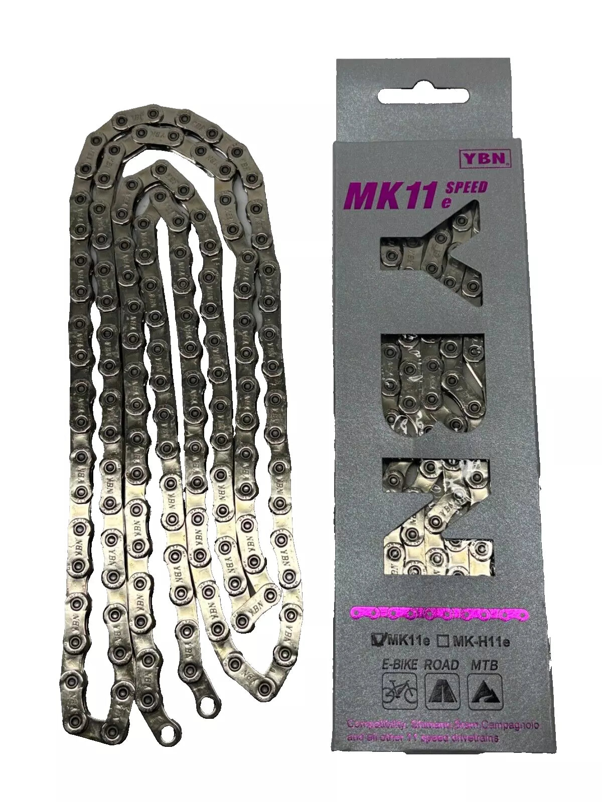 Chain 11 Speed Yaban E-Bike MK11E 136L Silver