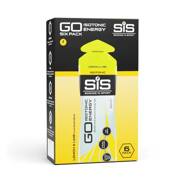 Science in Sport GO Isotonic Energy Gel 60ml (6 pack) - Lemon & Lime