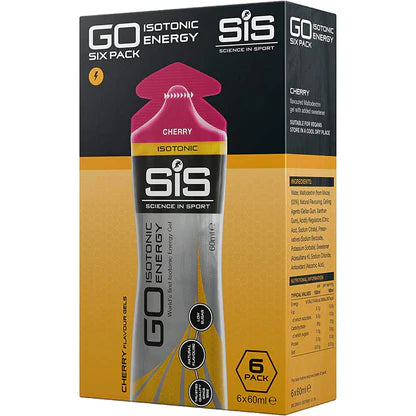 Science in Sport GO Isotonic Energy Gel 60ml (6 pack) - Cherry