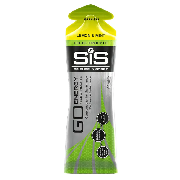 Science in Sport Go Energy + Electrolyte Gel 60ml - Lemon Mint