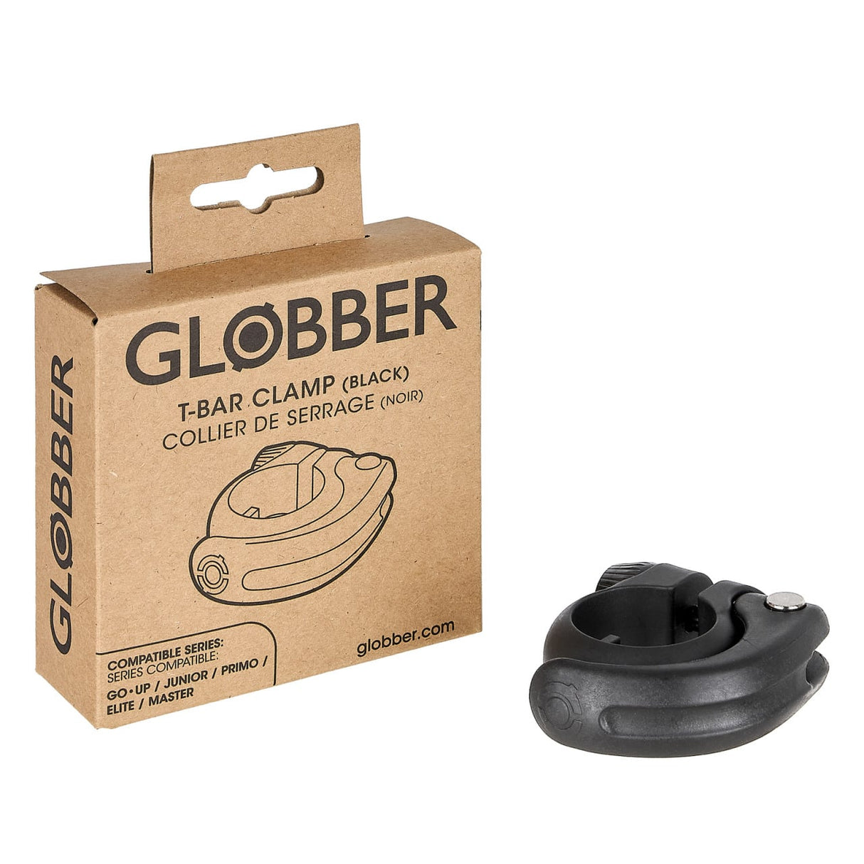 Globber T-Bar Clamp for Go-Up, Primo, Elite, Junior, Master