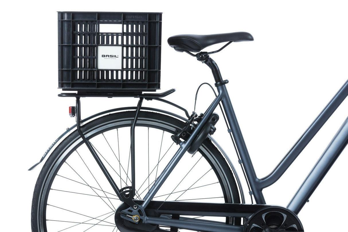 Basil Bicycle Crate MIK Small 17.5L Rear Basket Black