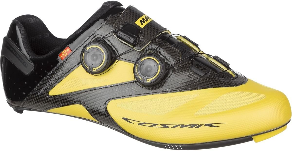 Mavic Cosmic Ultimate Maxi Fit II Road Shoes Yellow/Black 42 2/3 (Sample)