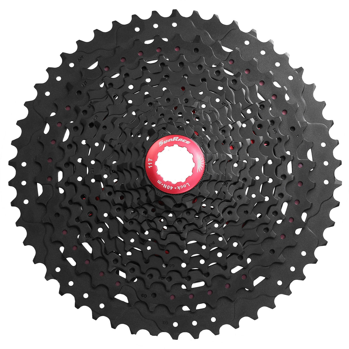 Cassette 12 Speed 11-50 Sunrace MZ90 Black Chrome