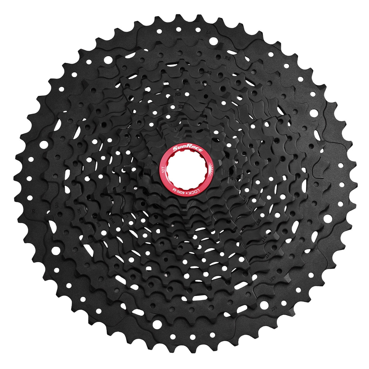 Cassette 12 Speed 10-50 Sunrace MZ91X for SRAM XD Driver - Black Chrome