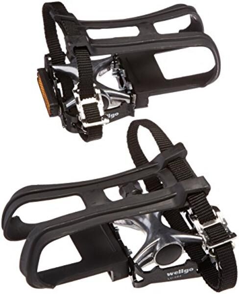 QBP Alloy Trekking Pedals with Toe Clips