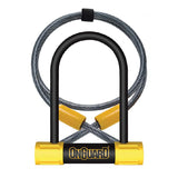 OnGuard Bulldog Mini DT 8015 9x14cm U Lock + 10mm Cable