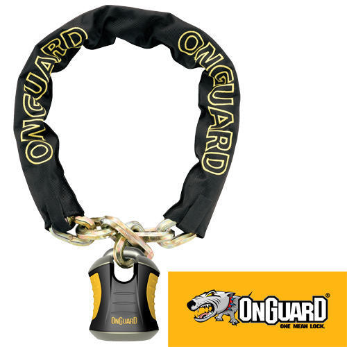 Onguard Titanium Bike Lock Chain OnGuard Mastiff 8019L Chain Lock