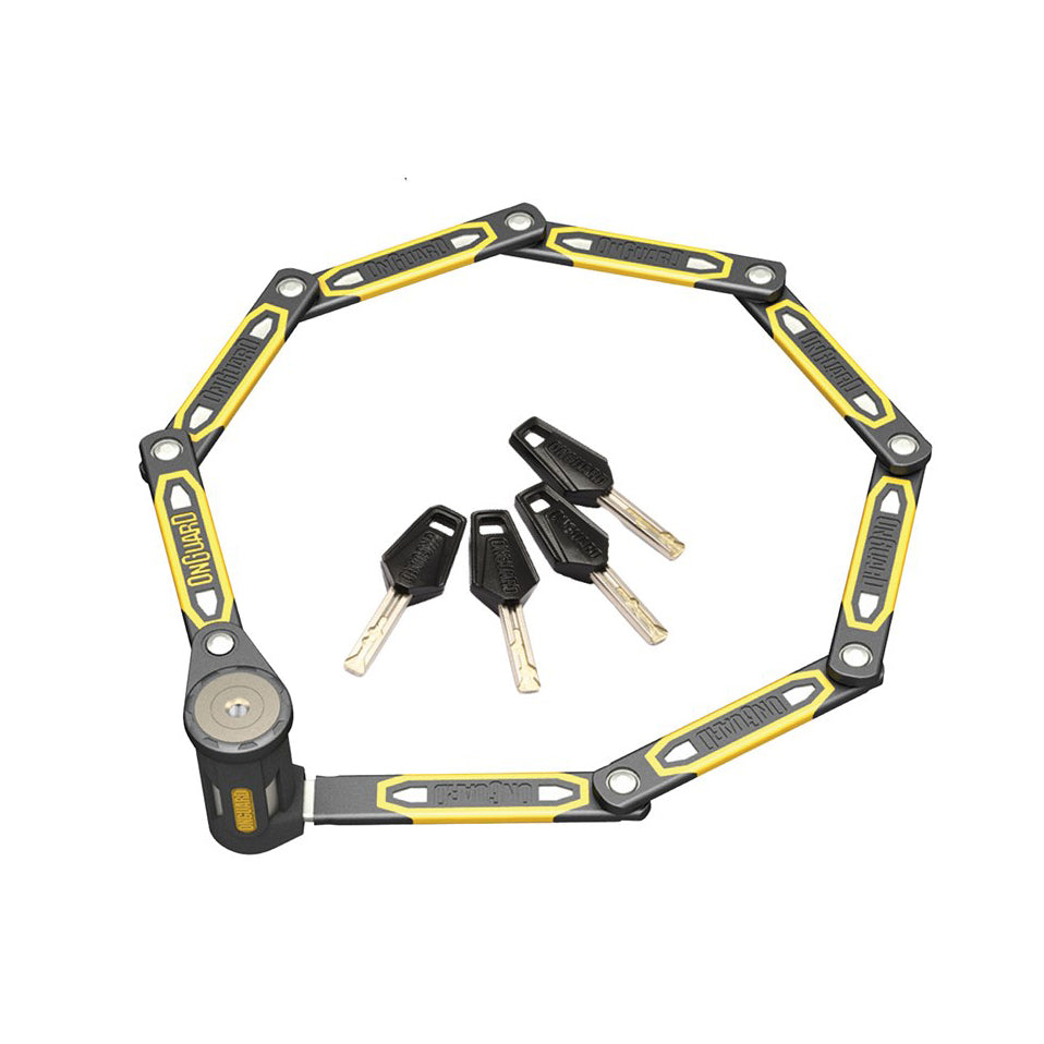 OnGuard K9 8114 Heavy Duty Link Plate Key Folding Lock 112.5cm
