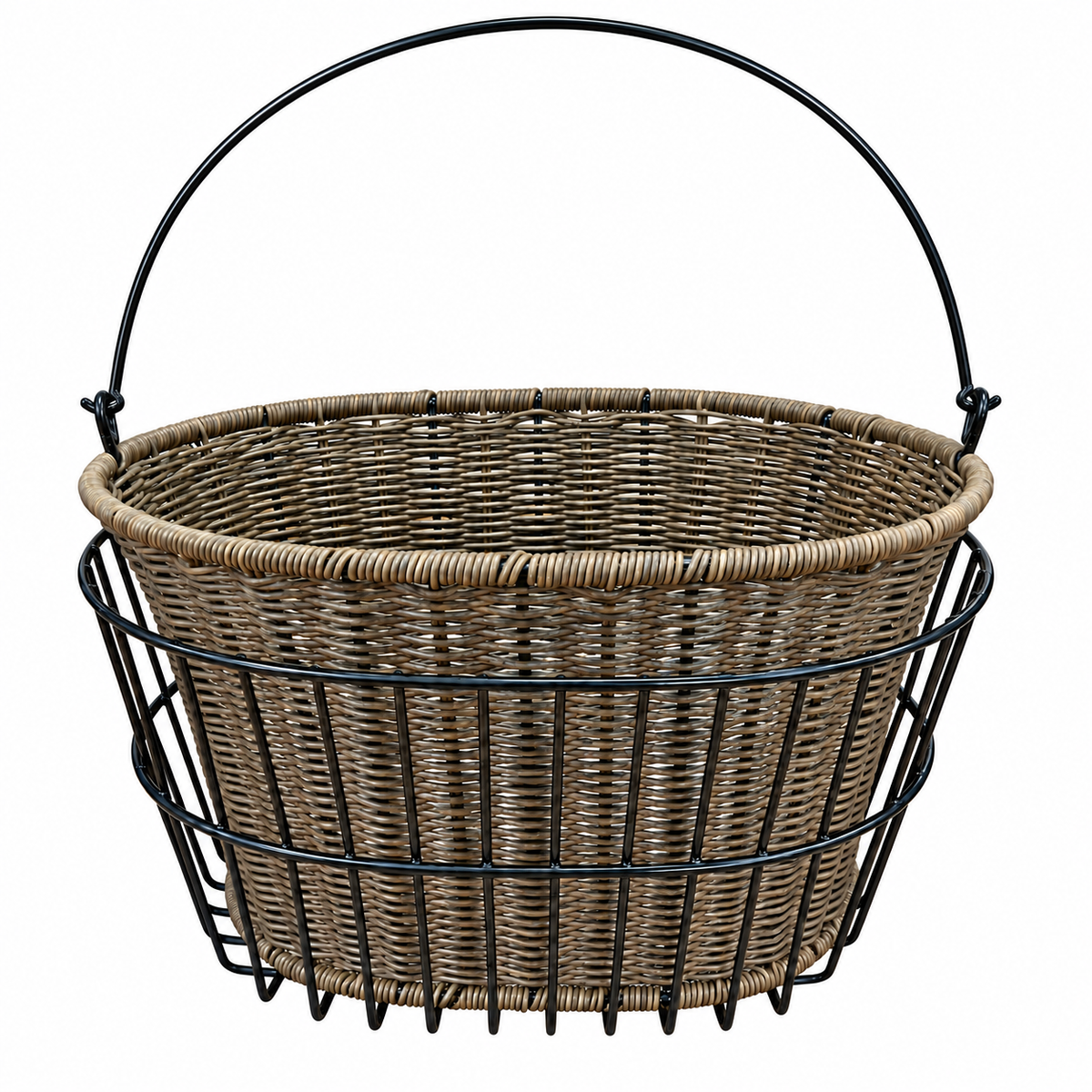 BPW Retro Wicker Front Basket (8826P)