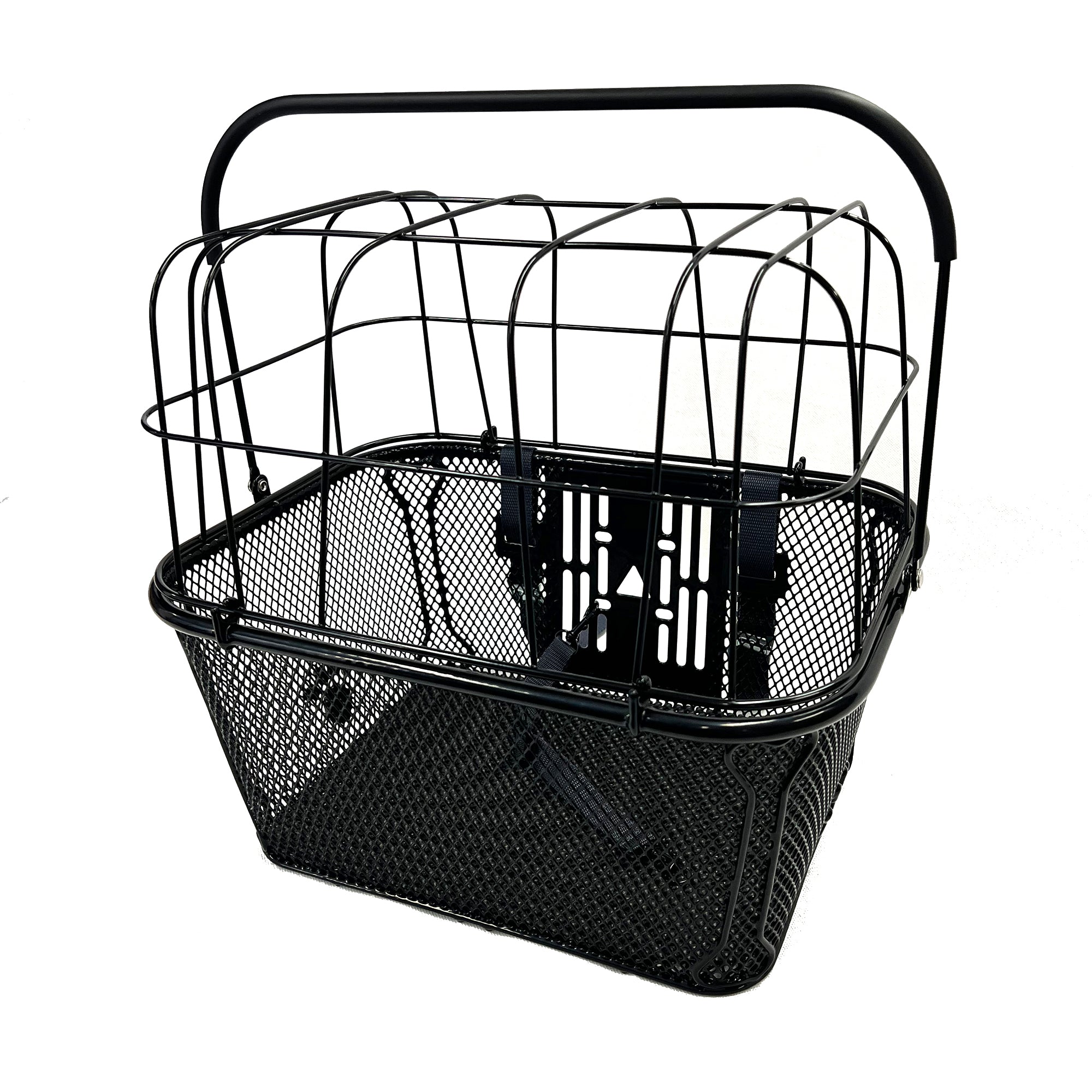 Pet Carrier Front Basket Wire Mesh with Handle Ivanhoe Cycles