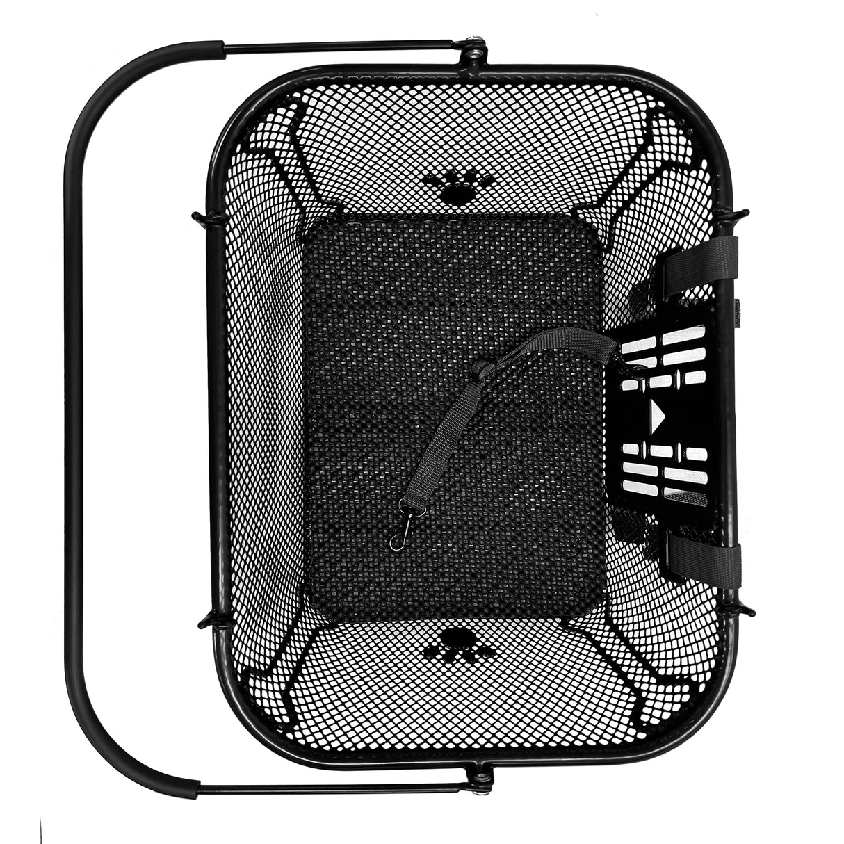 Pet Carrier Front Basket Wire Mesh with Handle (8859)