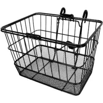 BPW Steel Mesh Q/R Front Basket Black (8875)
