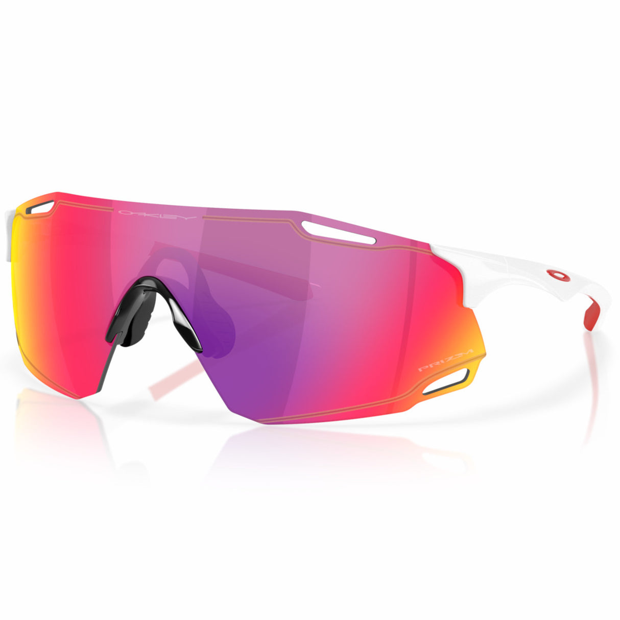 Oakley Cybr Dyno Polished White W/ Prizm Road Sunglasses