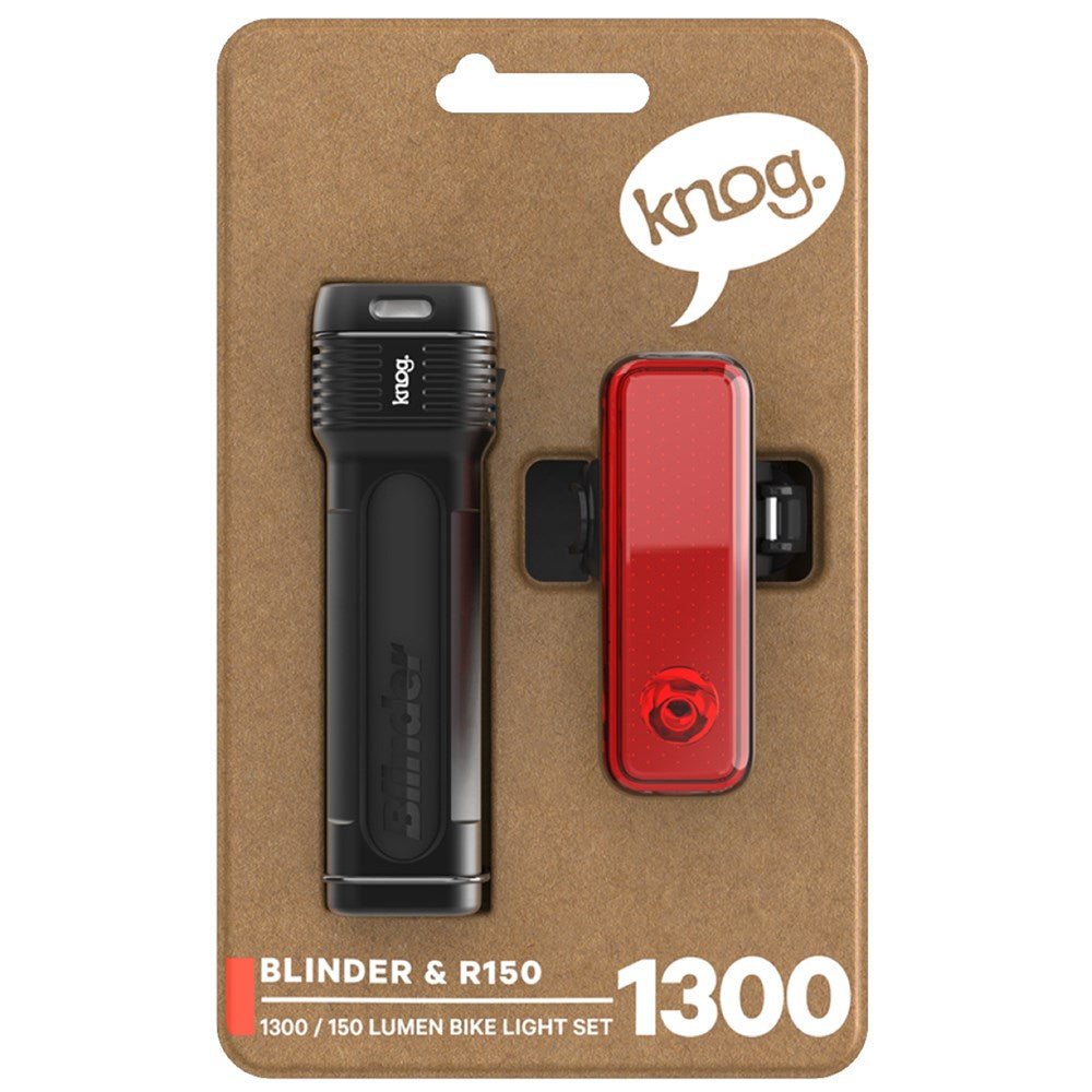 Knog Blinder 1300/Blinder R-150 Light Set