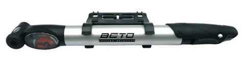 Beto Mini Pump with Dual Valve Head and Gauge