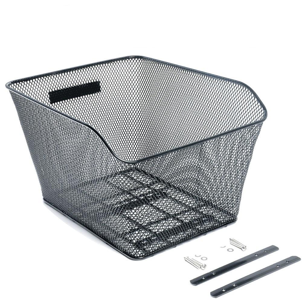 Azur Mesh Fixed Rear Basket 25L Black