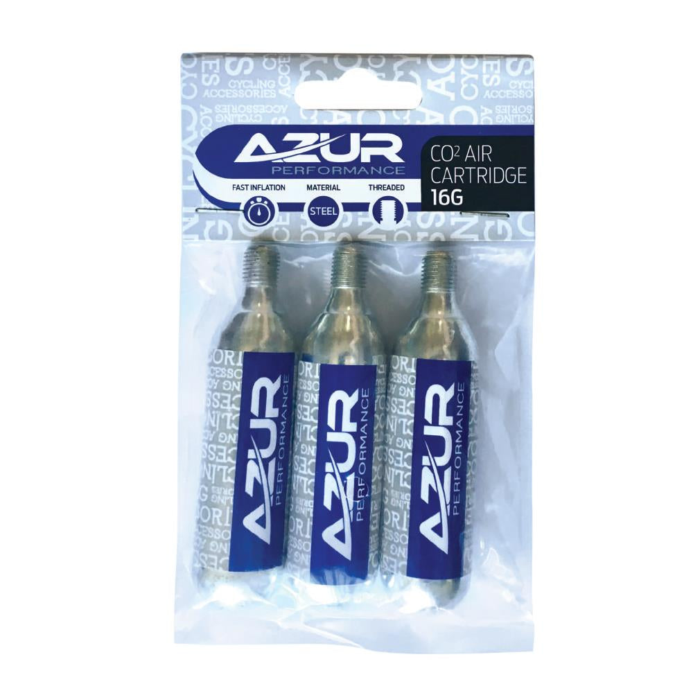 Azur Threaded 16g Co2 Cartridges 3-Pack