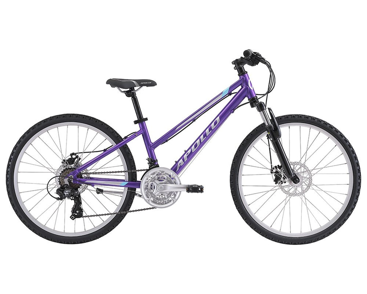 Apollo Verve 24" Kids' Bike Purple 1 