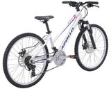 Apollo Verve 24" Kids' Bike White 1 Oblique Rear