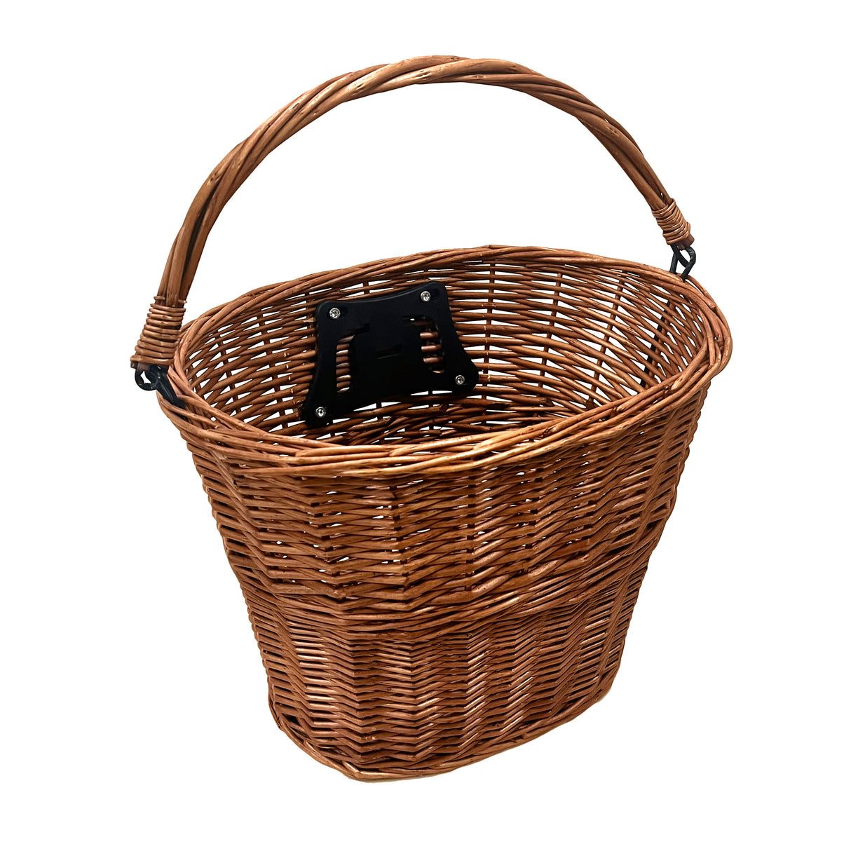 Basket Front Wicker Q/R Tan